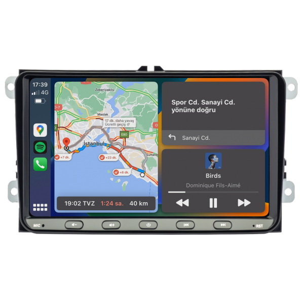 Volkswagen Touran Android Multimedya Sistemi (2004-2010) CRV-4580XD - 4