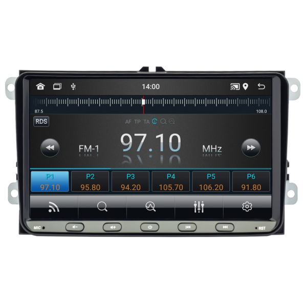 Volkswagen Touran Android Multimedya Sistemi (2004-2010) CRV-4580XD - 6