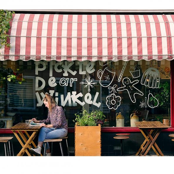 Edding Cam Kalemi Ayna Kalemi Yazı Tahtası Kalemi KALIN UÇLU AÇIK YEŞİL Edding Mağaza Camı Kalemi Likit Tebeşir Kalem - 5