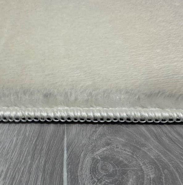 Orkide Home Modern Puffy  Simirna Peluş Post Halı  Krem 100 x 200 - Resim 2