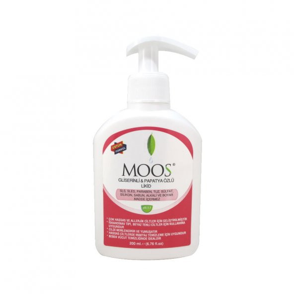 Moos Glycerin and Chamomile Liquid Cleanser 200ml