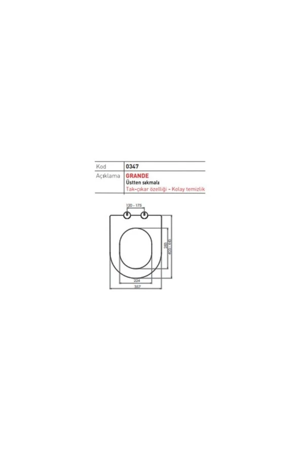 Nkp Grande Soft Yavaş Kapanan Amortisörlü Klozet Kapağı - 2
