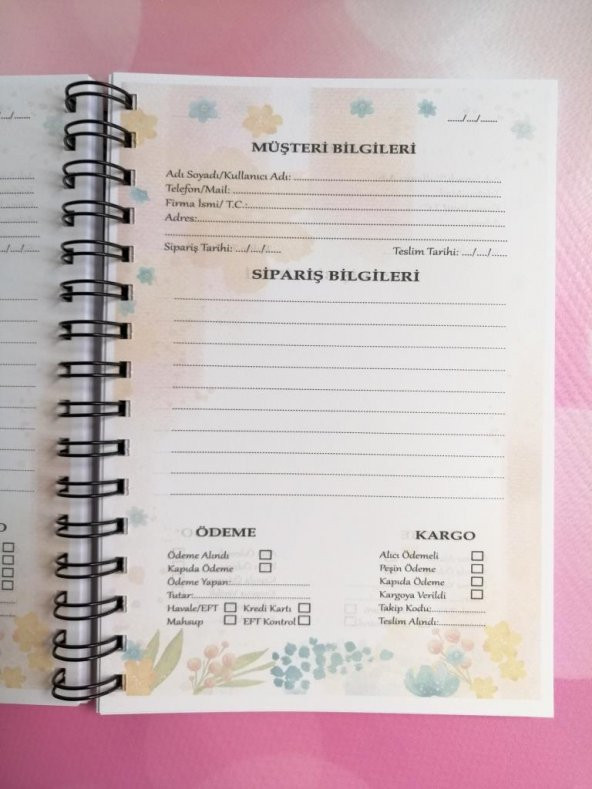 Sipariş Defteri 100 Yaprak 200 Sayfa-SD066