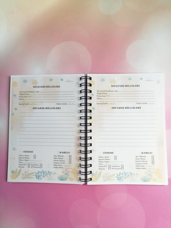 Sipariş Defteri 100 Yaprak 200 Sayfa-SD066 - 3