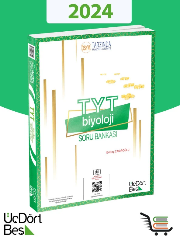 345 TYT Biyoloji 2024 Model Soru Bankası ürün görseli 1