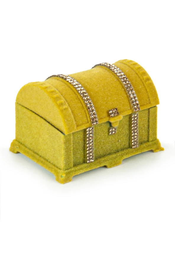 Sandıklı Kutuda İnci Tesbih ve Zikirmatik Mevlüt Hediye Seti Sarı - Resim 2