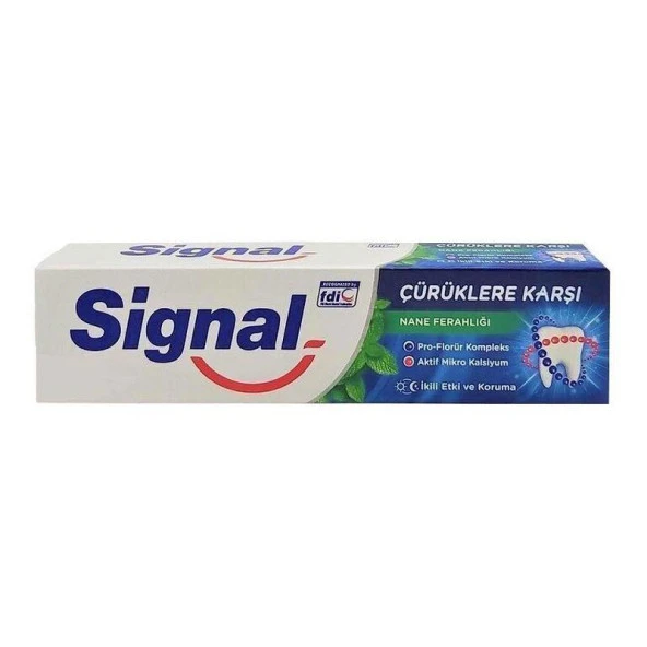 Signal Çürüklere Karşı Nane Ferahlığı Diş Macunu 50 ml