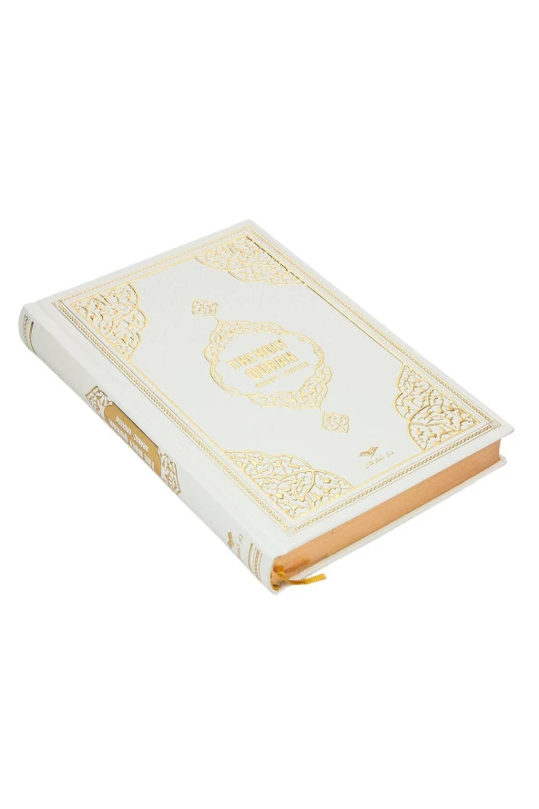 İngilizce Mealli Kuran Orta Boy - Beyaz - Resim 2