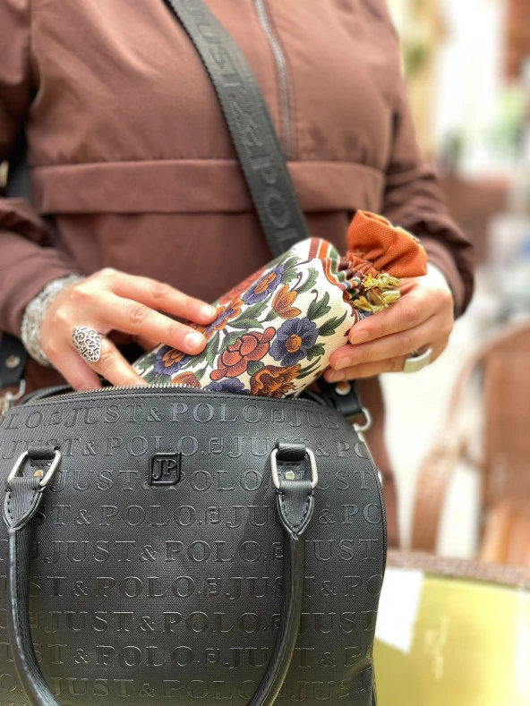 İpek Dokulu Taşıma Çantalı Seccade IPK08 - Resim 3