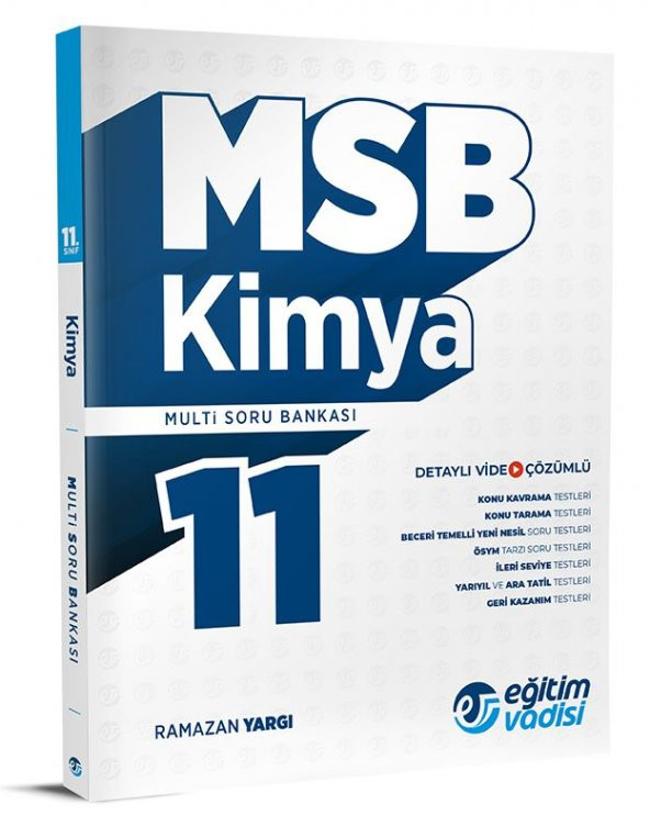 Eğitim Vadisi 2024 11. Sınıf Kimya Multi Soru Bankası