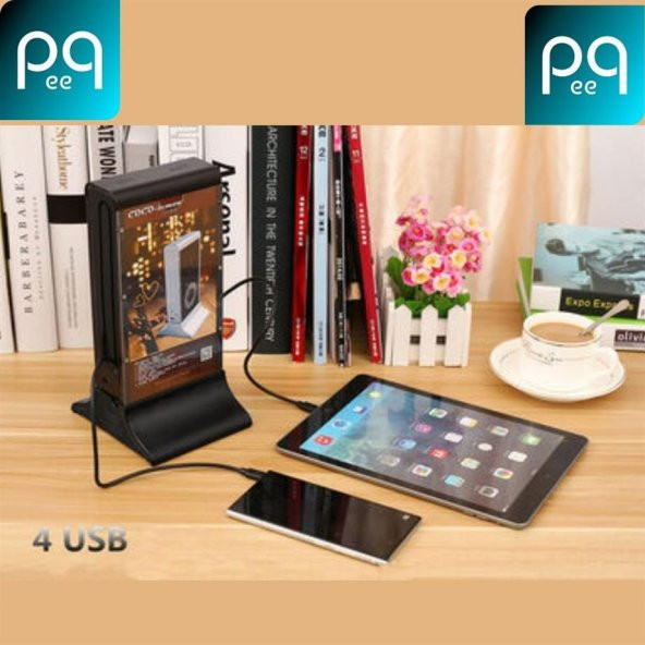 Peeq FYD-835A Restoranlar İçin Hızlı Şarj Olabilen Menü ve Masa Üstü Powerbank 40200 Mah - 2