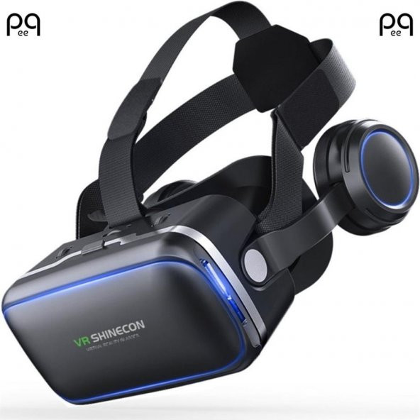 Peeq VR 3D Sanal Gerçeklik Gözlüğü 3.5-6.2 İnç SC-G04E Stereo Kulaklıklı - 4