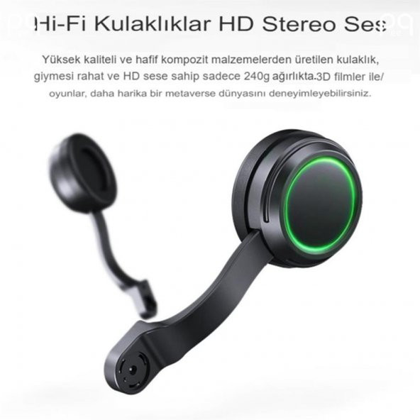 Peeq SC-G04EA 3D Vr Sanal Gerçeklik Gözlüğü Stereo Kulaklıklı - 4