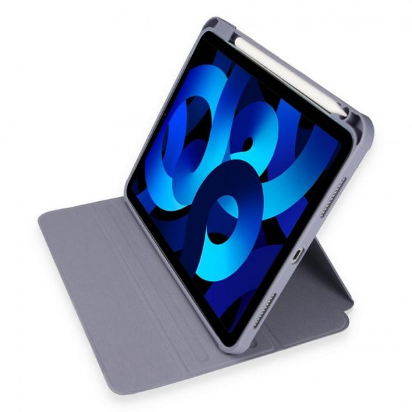 Peeq iPad Air 10.9 inç 10.Nesil 2022 Lüx 360° Dönebilen Standlı Kalemlikli Kılıf - 10