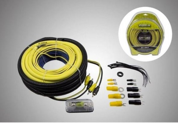 For-X Xy-4kit 4ga Kablo Seti Sarı ürün görseli