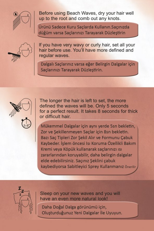 Shibowavy Jolvena Derin Wag Tipi Su Dalgası Saç Maşası 25 Mm (Orjinal Ürün) - 2