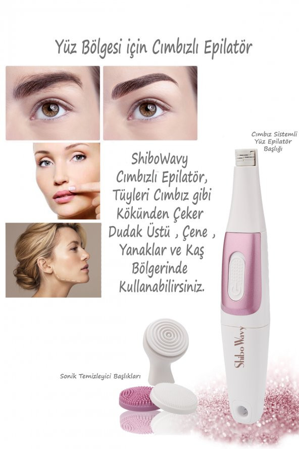 Shibowavy 9 Başlıklı Kablosuz Epilatör / Epilasyon Aleti  (6in1 ve 3in1 Avantajlı Set) - 3
