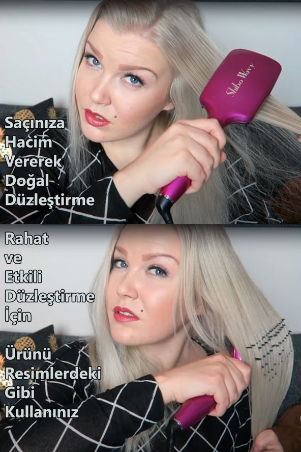 Shibowavy Jolvena Shibowavy Geniş Yüzeyli Süper Tarak Düzleştirici - 3