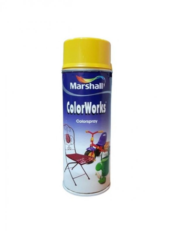 Marshall Colorworks Sprey Boya Güneş Sarısı 400 Ml