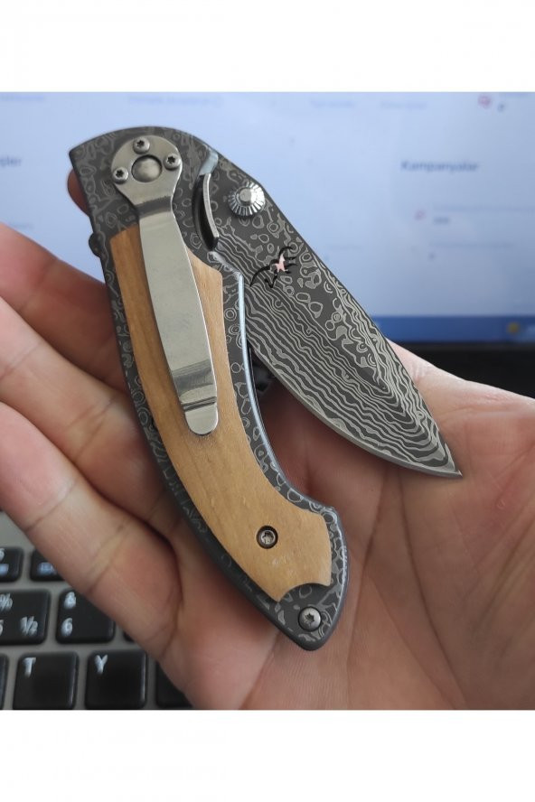 Browning Damascus Görünümlü Çakı - 2