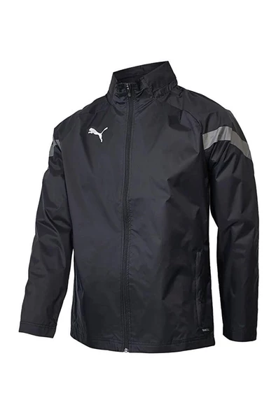 Puma Teamfinal All Weather Jacket Erkek Futbol Antrenman Ceketi 65738203 Siyah