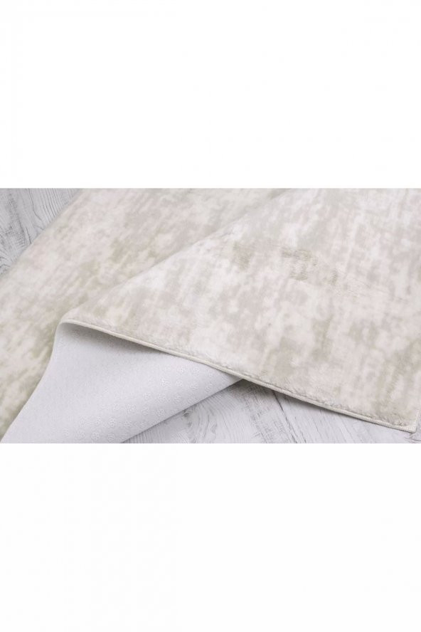 Orkide Home Jel Kaymaz Taban Peluş Krem Vizon Kesme Yolluk 1009 KREM 100 x 200 - 3