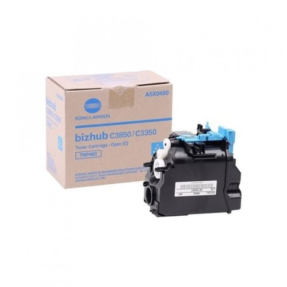 Konica Minolta TNP-48 Mavi Toner Bizhub C3350-C3850 A5X0450