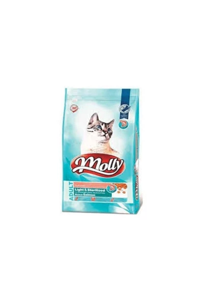 Molly Light Sterilised 15 kg Somonlu Yetişkin Kuru Kedi Maması