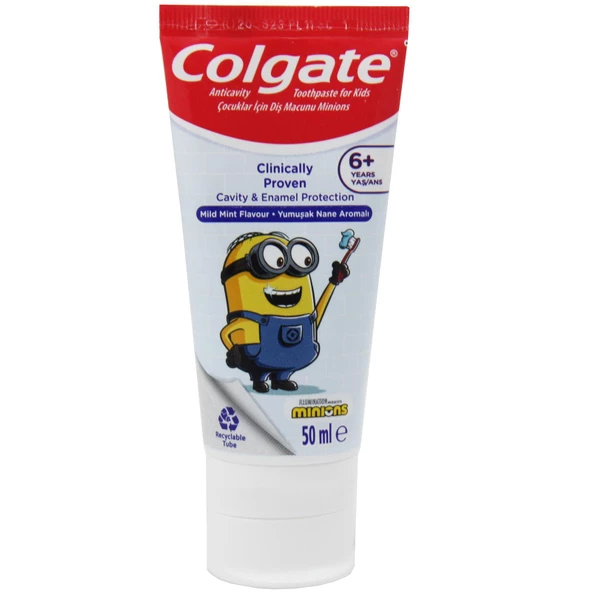 Colgate Minions 6 Yaş+ Çocuk Diş Macunu 50 ml