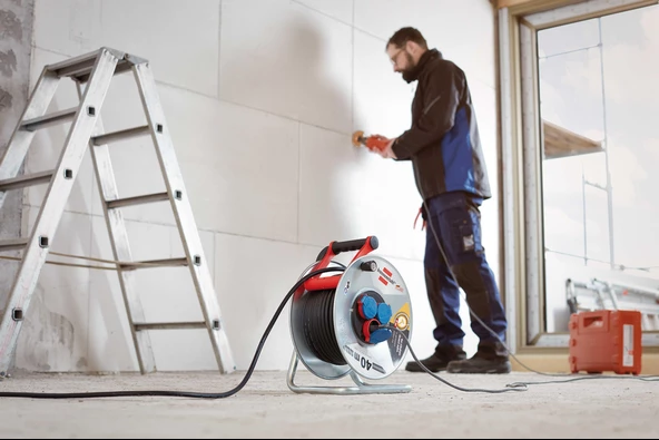 Brennenstuhl Brobusta IP44 Eksport Prof. Makaralı Kablo 40 Metre - Resim 5