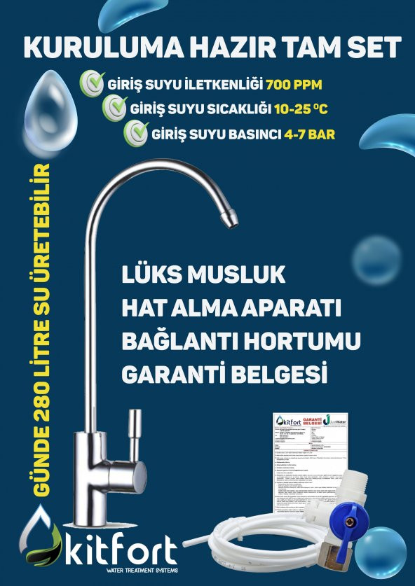 Kitfort ZEUS 7 Aşamalı Kapalı Kasa Su Arıtma Cihazı - 4