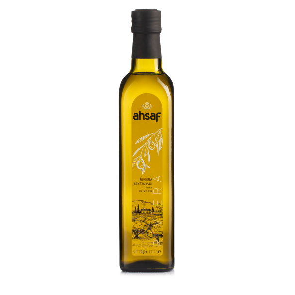 AHSAF Riviera Zeytinyağı 500 ml -Cam