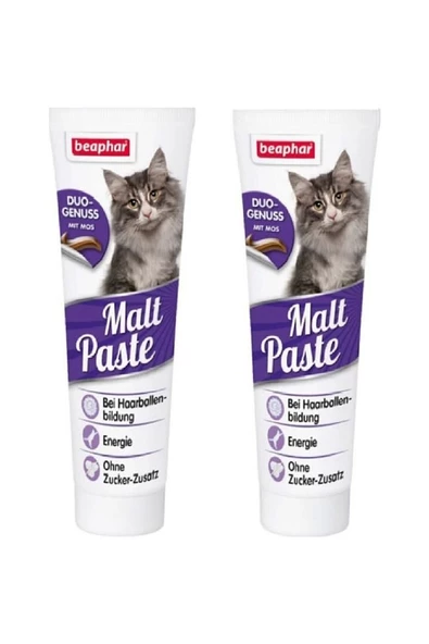 Beaphar Duo Malt Paste 100 gr 2'li Kedi Macunu