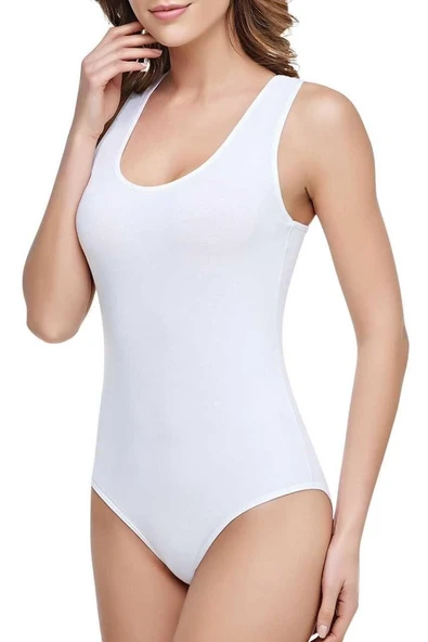 TUTKU 0149 BAYAN KALIN ASKILI ÇITÇITLI BODY 3 ADET  XL SİYAH - 1
