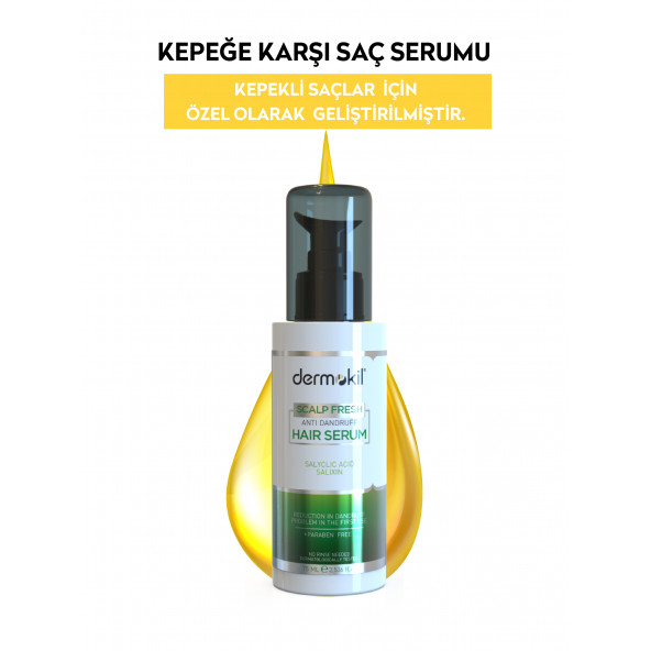 DERMOKİL Kepeğe Karşı Saç Serumu 75 ml - 3