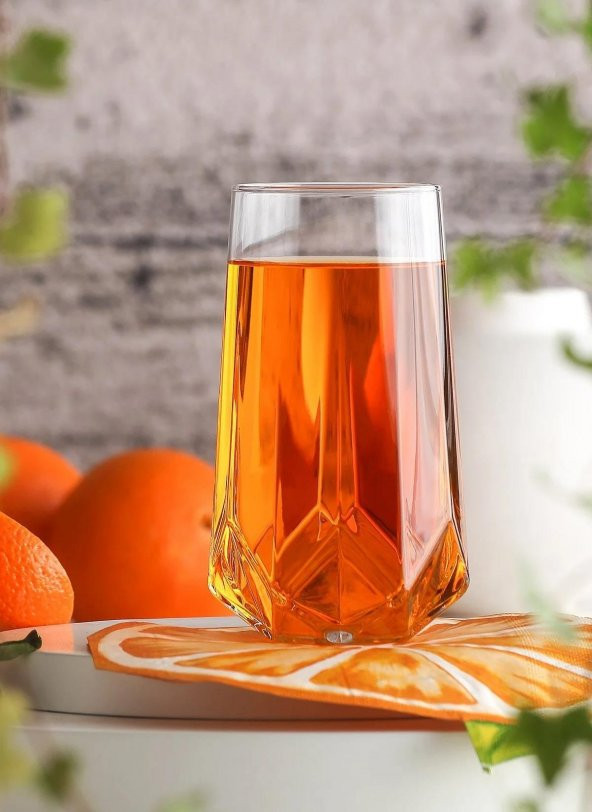 Lav Valeria Meşrubat Bardağı 460 cc 3lü VLR374A - Resim 2