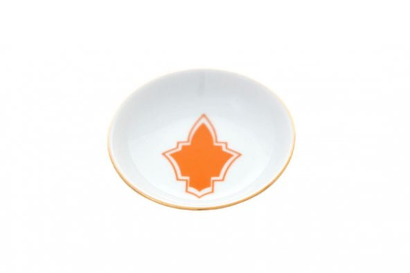 Porland Morocco Desen3 Turuncu Mini Kase 10 cm 04A+P021475 - 2