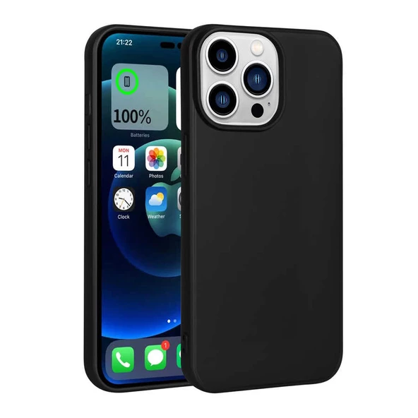 Vendas iPhone 14 Pro Max Uyumlu Premier Soft Serisi Yumuşak Rubber Soft Silikon Kılıf - 4