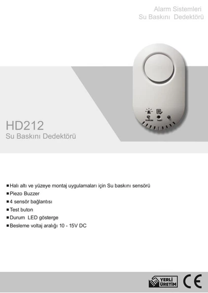 EDS HD212 Su Baskını Dedektörü - 2