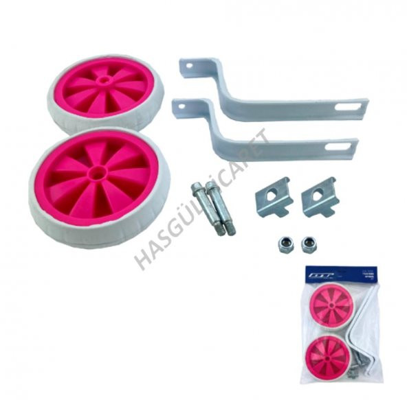 HSGL Bisiklet 20 Jant Angels Pembe Yan Destek Tekerlik - 5