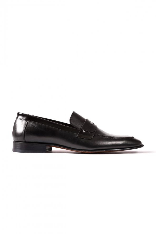 Tezcan Beyoğlu Siyah Hakiki Deri Klasik Erkek Ayakkabı