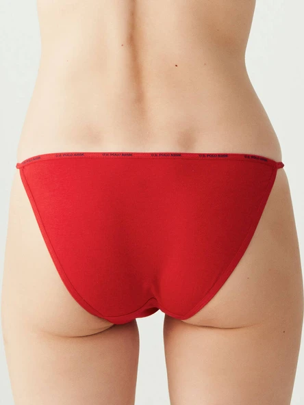 U.S. Polo Assn. Kadın 5 Li Çok Renkli Külot - Resim 7