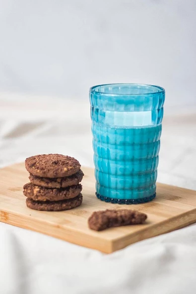 Akrilik Aquamarin Tekli Kısa Bardak & Su Meşrubat Kahve Yanı Bardağı 400 ml ( Cam Değildir ) - 2