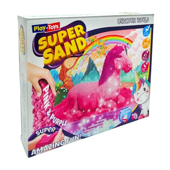 PlayToys Unicorn Dünyası Oyun Kumu Super Sand - 2