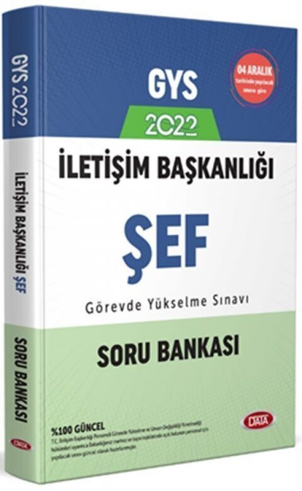 Data Yayınları GYS İletişim Bakanlığı Şef Soru Bankası - 1