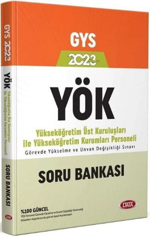 Data GYS YÖK Yükseköğretim Üst Kuruluşları ile Yükseköğretim Kurumları Personeli Soru Bankası