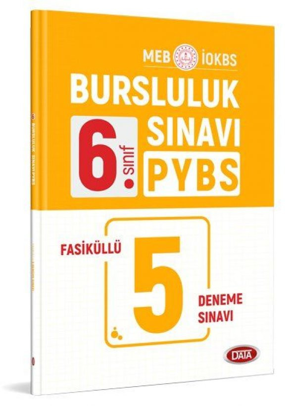 Data Yayınları 6. Sınıf Bursluluk Sınavı 5 Deneme Sınavı PYBS - İOKBS