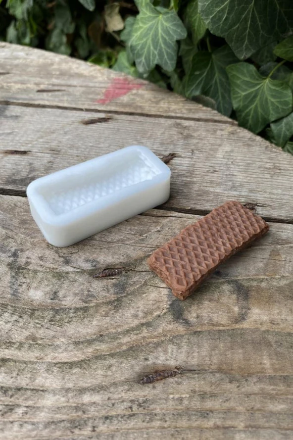 Gofret Mum Kalıbı ( Silikon ) 1 Adet - Resim 2