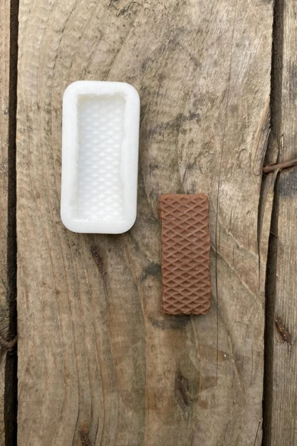 Gofret Mum Kalıbı ( Silikon ) 1 Adet - Resim 4