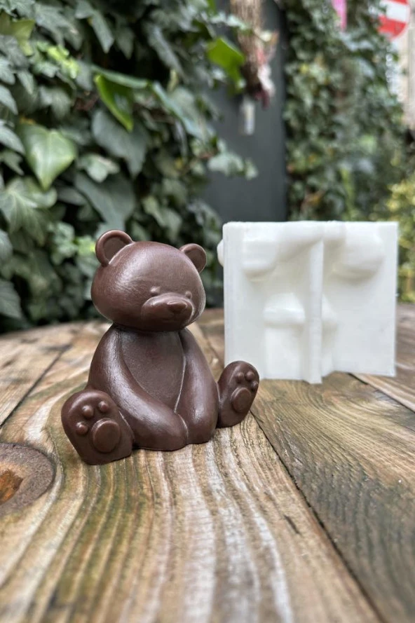 Ayıcık Büyük Mum Kalıbı ( Silikon ) ürün görseli